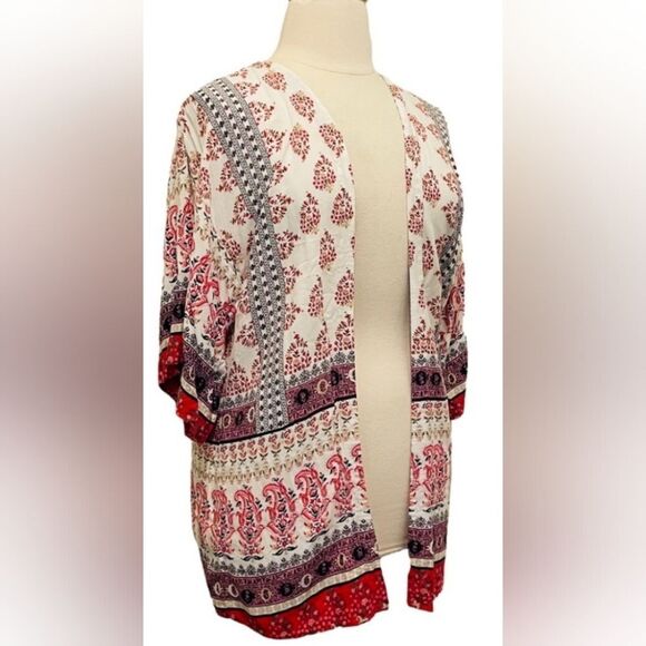 NWT Anthropologie fig And flower for Anthropologie Kimono L - Picture 1 of 7